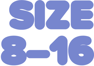Size 8-16