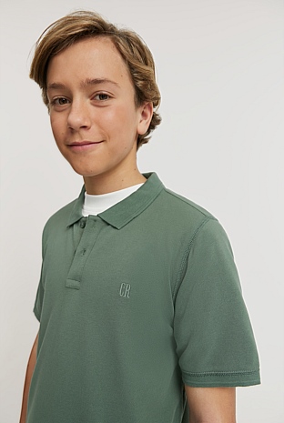 Teen Recycled Cotton Blend Polo Shirt