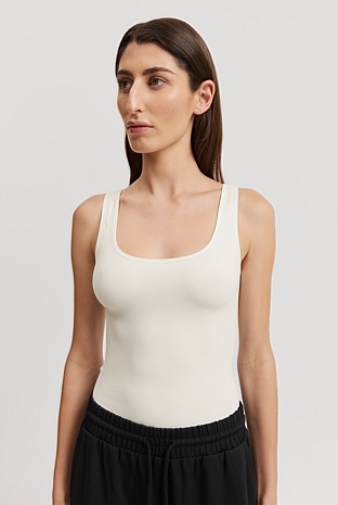 Antique White Seamfree Contour Cami - T-Shirts & Tops