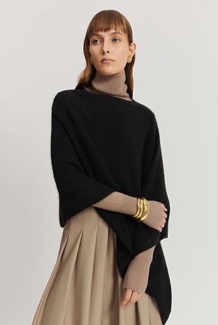 Brushed GCS-certified Cashmere Wrap