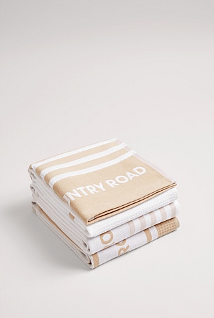 Aeri Australian Cotton Tea Towel Pack of 3
