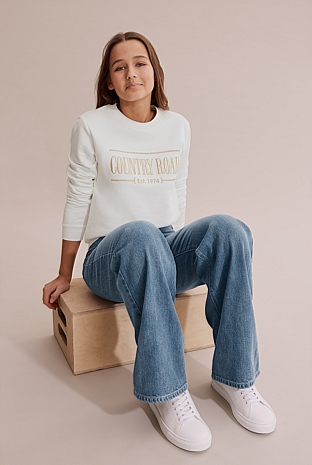 White country road on sale jumper