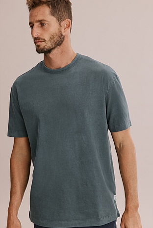 Tシャツ・カットソー Luxury Street Wear washed vintage garish blue mzs unisexual WASHED PRINT T-SHIRT - Light blue | ZARA Canada