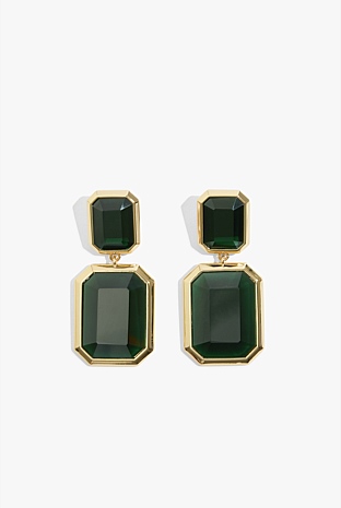 Emerald green earrings forever on sale 21