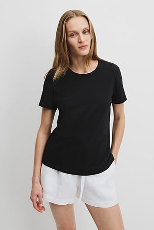 Australian Cotton Slub Short Sleeve T-Shirt