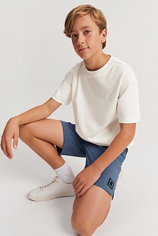 Teen Recycled Cotton Blend Logo Oversized T-Shirt