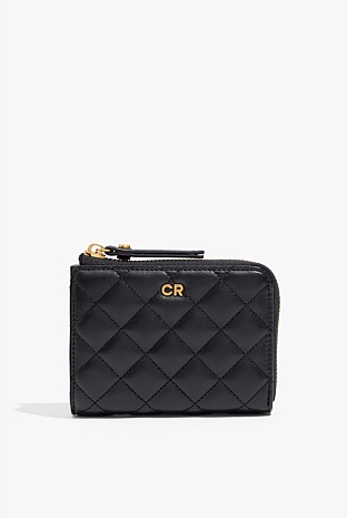 Quilted Country Road Zip Wallet