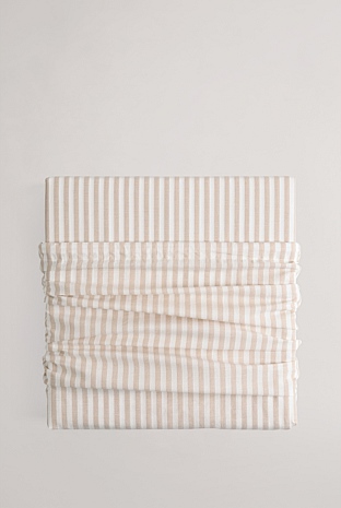 Brae Australian Cotton Stripe King Quilt Cover