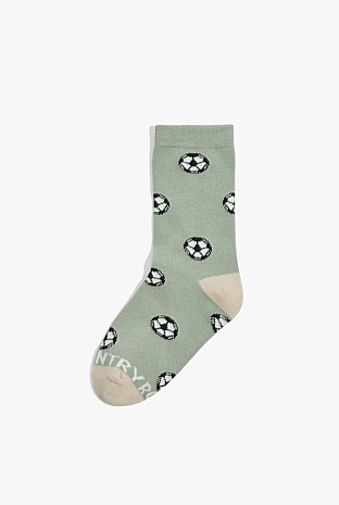 Organically Grown Cotton Blend Soccer Sock