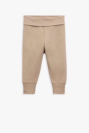 Organically Grown Cotton Fold-over Soft Pant