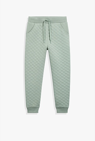 Australian Cotton Quilted Sweat Pant