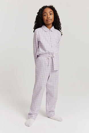 Organically Grown Cotton Flannel Pyjama Set