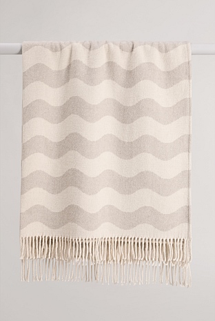 Crest Recycled Cotton Blend Throw