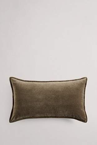 Pia Organically Grown Cotton Velvet 35x60 Cushion