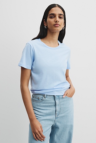 Australian Cotton Slub Short Sleeve T-Shirt