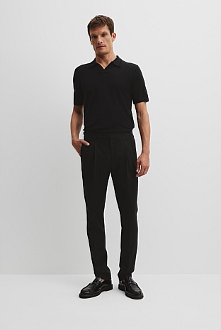 Lyocell Blend Buckle Pant