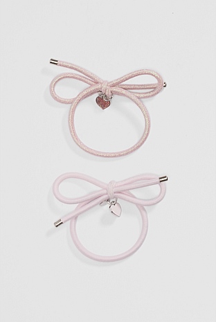 Bow Hair Tie Pack of 2