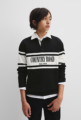 Teen Australian Cotton Panelled Rugby Shirt
