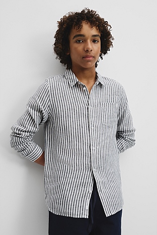 Teen Organically Grown Linen Shirt