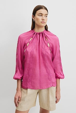 Embroidered Detail Blouse