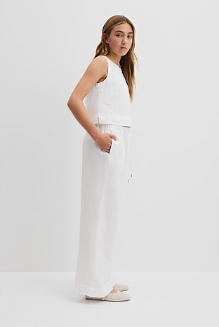 Teen Organically Grown Linen Pant