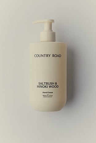 Australian Made Saltbush & Hinoki Wood Hand Cream 500mL