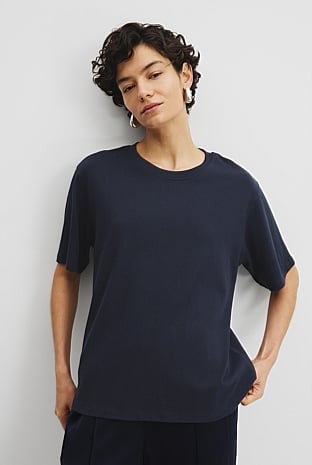 Australian Cotton Short Sleeve Relaxed T-Shirt