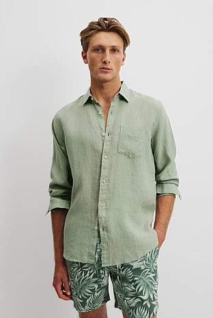 Regular Fit Organically Grown Linen Shirt