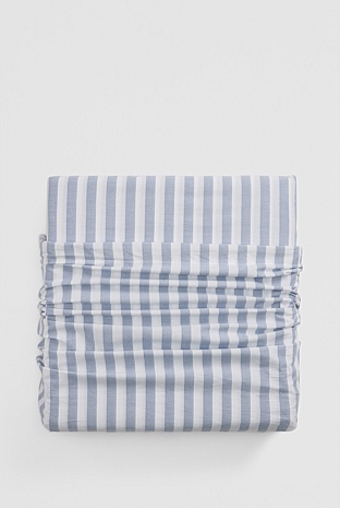 Brae Australian Cotton Stripe King Quilt Cover