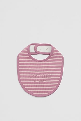 Organically Grown Cotton Waffle Bib