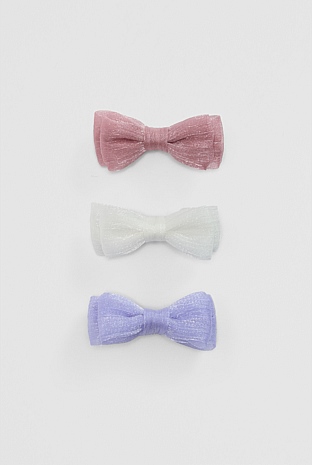 Shimmer Bow Pack of 3