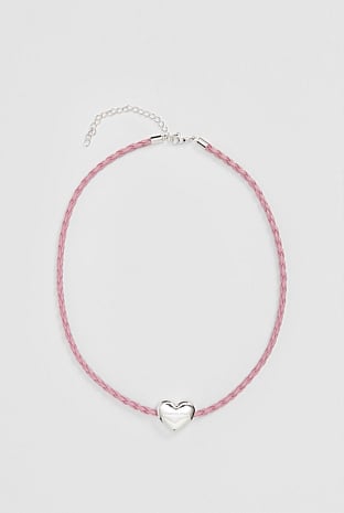 Heart Rope Necklace