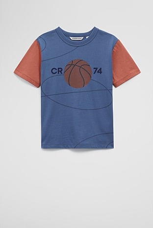 Organically Grown Cotton Basketball T-Shirt