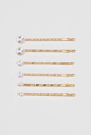 Pearl Hair Pin Pack of 6