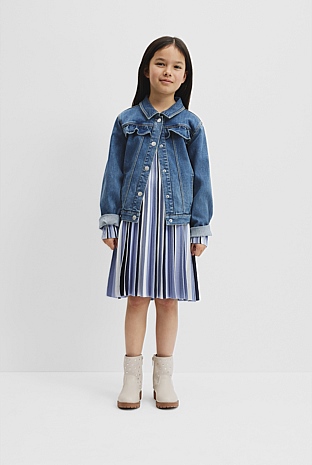 Frill Denim Jacket