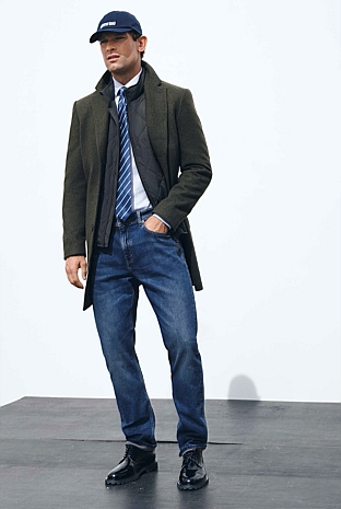 Recycled Wool Blend Overcoat