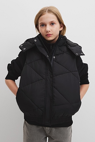 Teen Recycled Polyester Puffer Vest