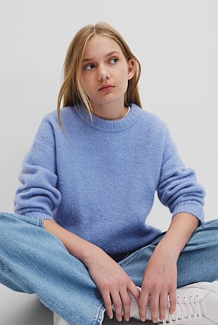 Teen Fluffy Knit Pullover
