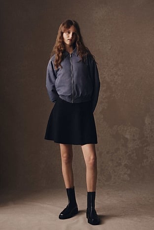 Teen Oversized Bomber Jacket