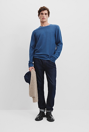Australian Made Textured Long Sleeve T-Shirt