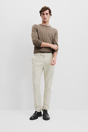 Cotton Stretch Elasticated Trouser
