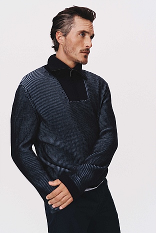 Australian Wool Half Zip Knit