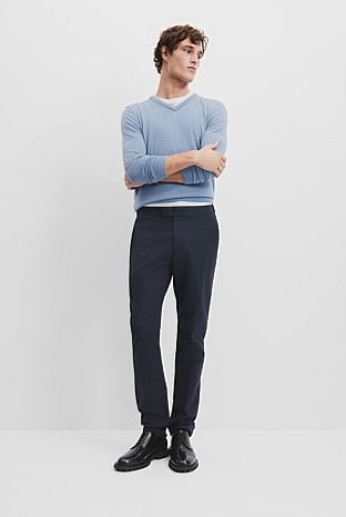 Cotton Stretch Elasticated Trouser