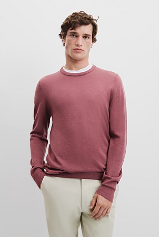 Verified Australian Merino Wool Crew Neck Knit