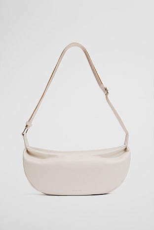 Recycled Polyester Blend Crescent Crossbody