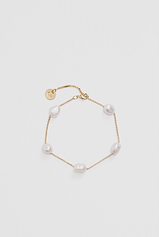 Freshwater Pearl Chain Bracelet