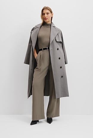 Pleat Wool Pant