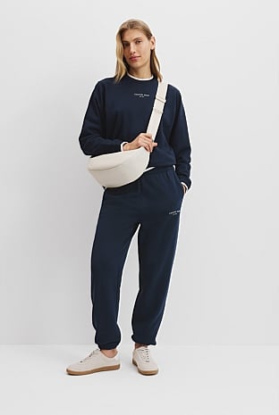 Australian Cotton Contrast Rib Sweat
