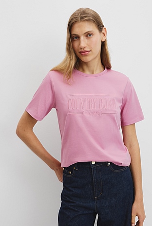 Verified Australian Cotton Heritage Embroidered T-Shirt