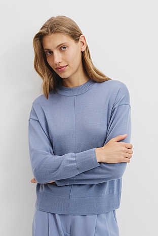 Verified Australian Merino Wool Crew Neck Knit